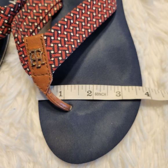 Tommy Hilfiger fabric thong sandals - Picture 6 of 7